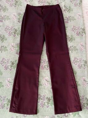 Vintage No Boundaries Y2K Wine Red Sheen Dress Pants ❤️